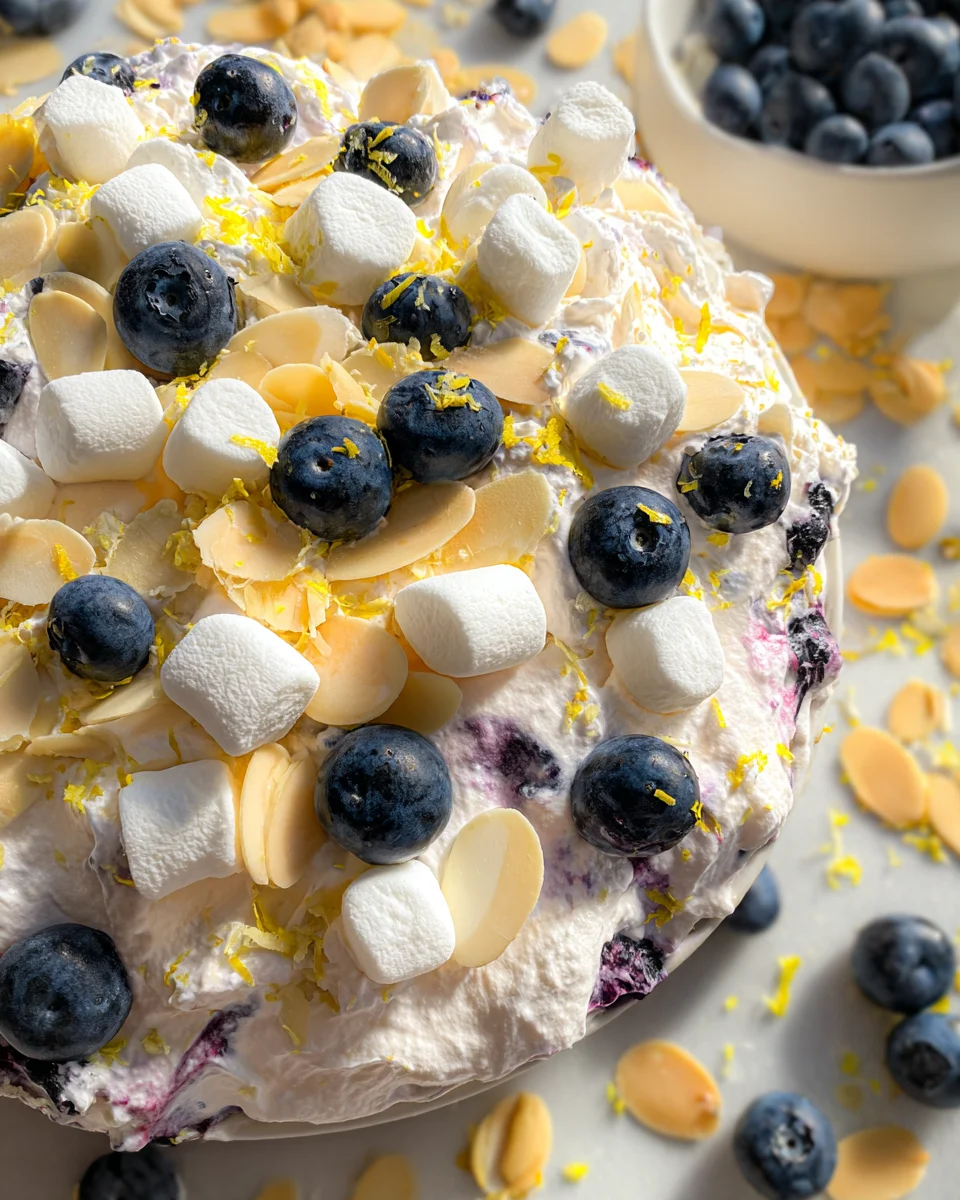 Lemon Blueberry Fluff 16 Lemon