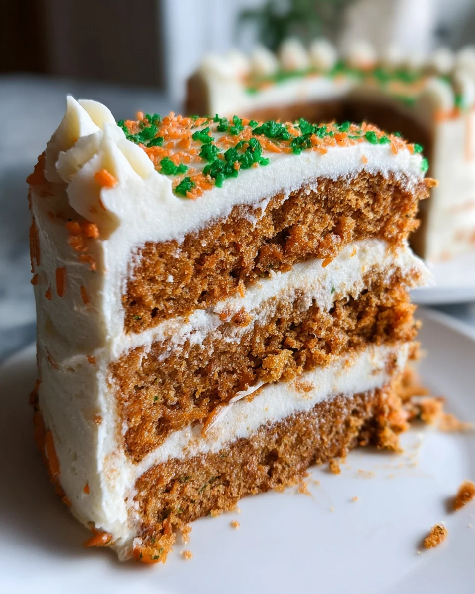 MOIST Vegan Carrot Cake Recipe with Cream Cheese Frosting 29 MOIST