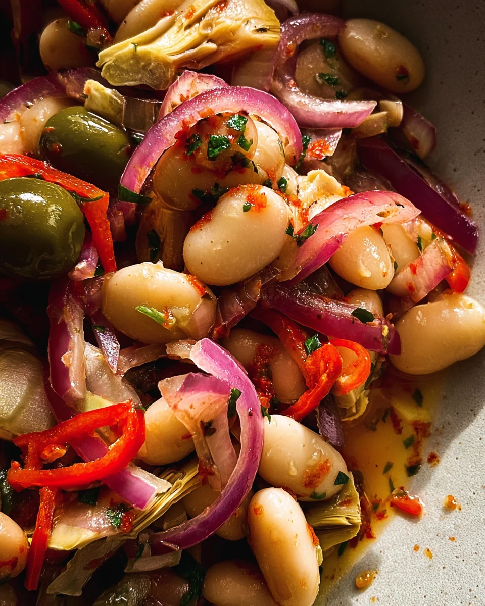 Marinated Butter Beans