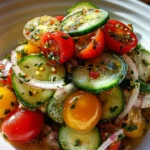 Marinated Cucumbers, Onions, and Tomatoes 21 Marinated Cucumbers, Onions, and Tomatoes