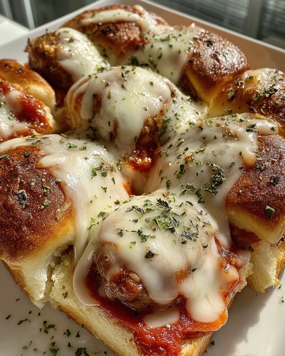 Meatball Parmesan Sliders