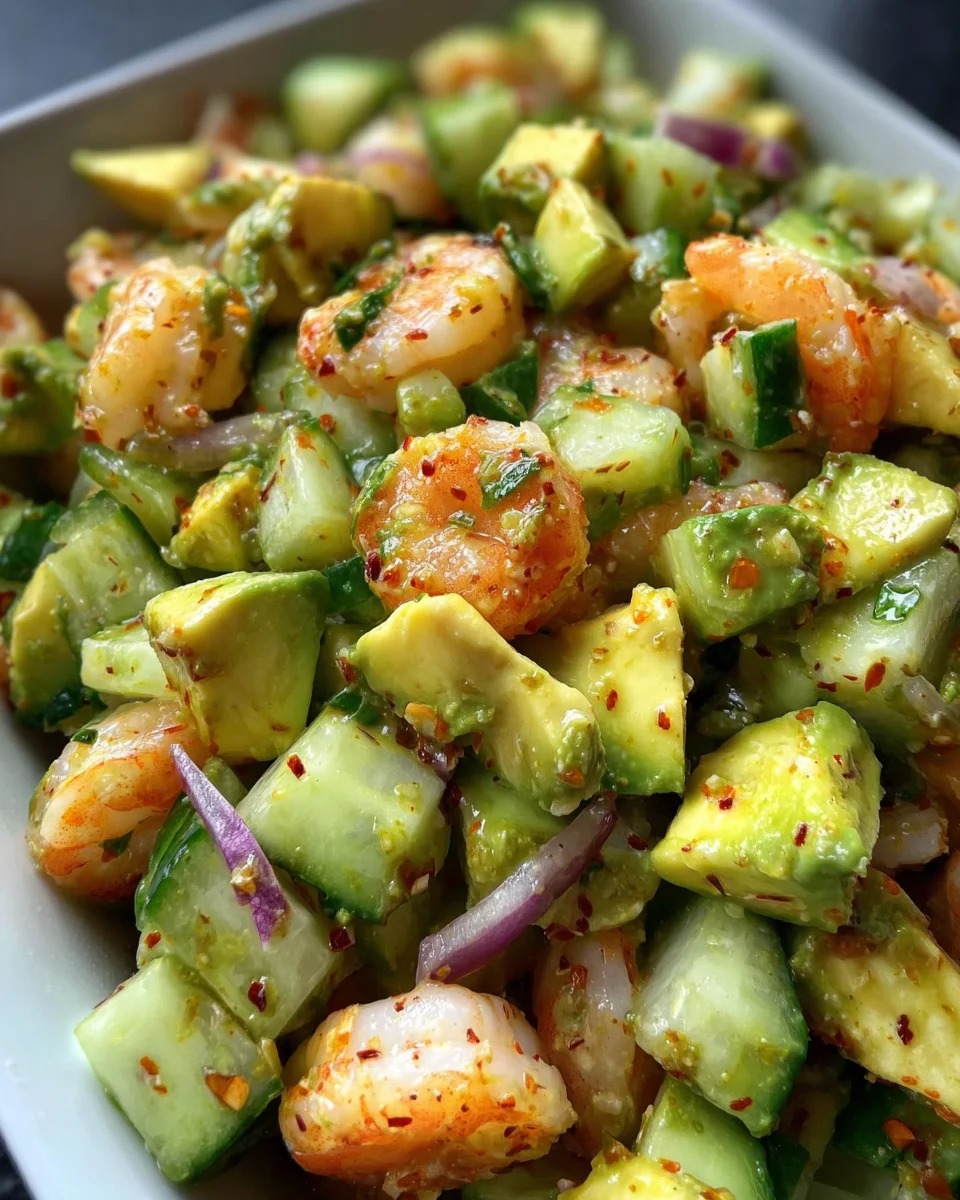 Mediterranean Keto Shrimp Salad