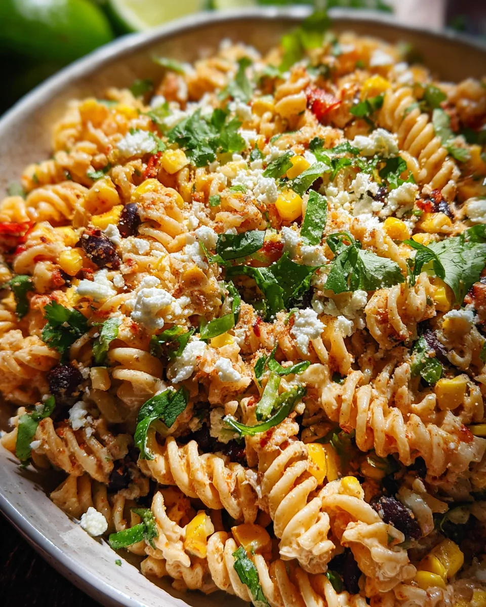 Mexican Street Corn Pasta Salad 18 Mexican