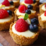 Mini Lemon Cheesecake Tarts