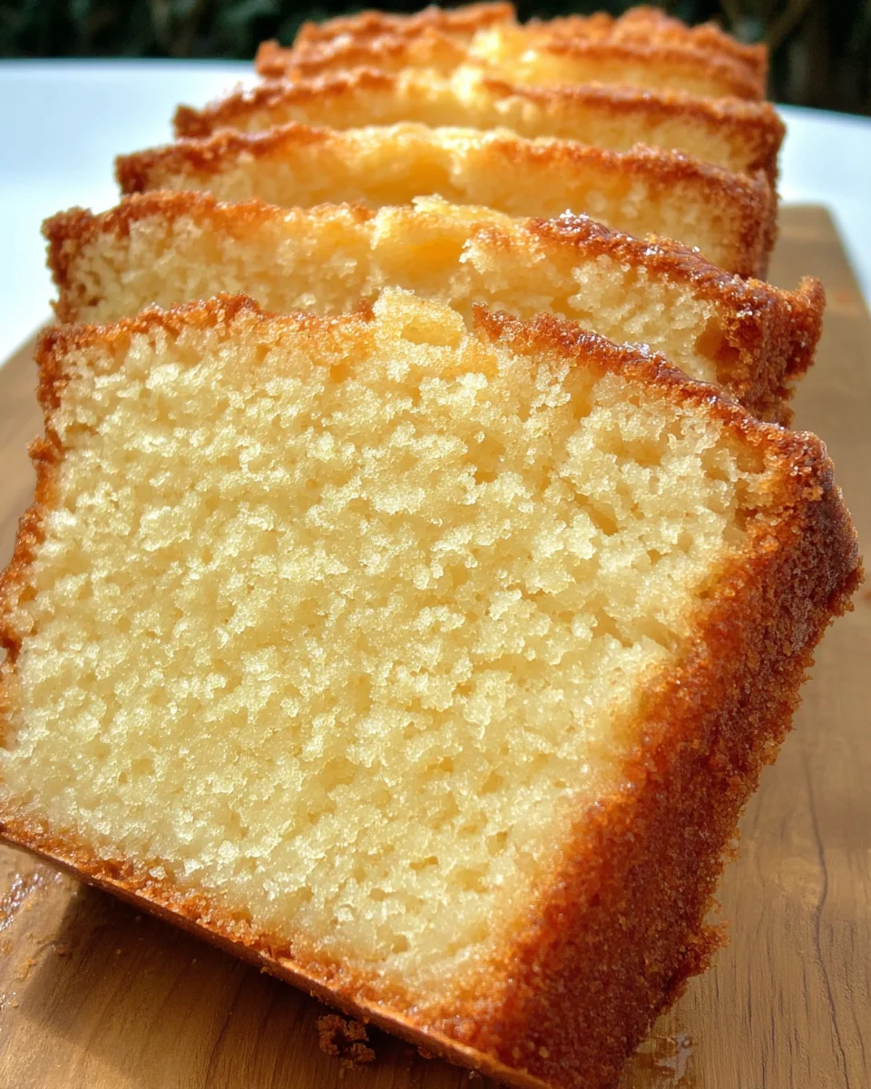 Moist Vanilla Pound