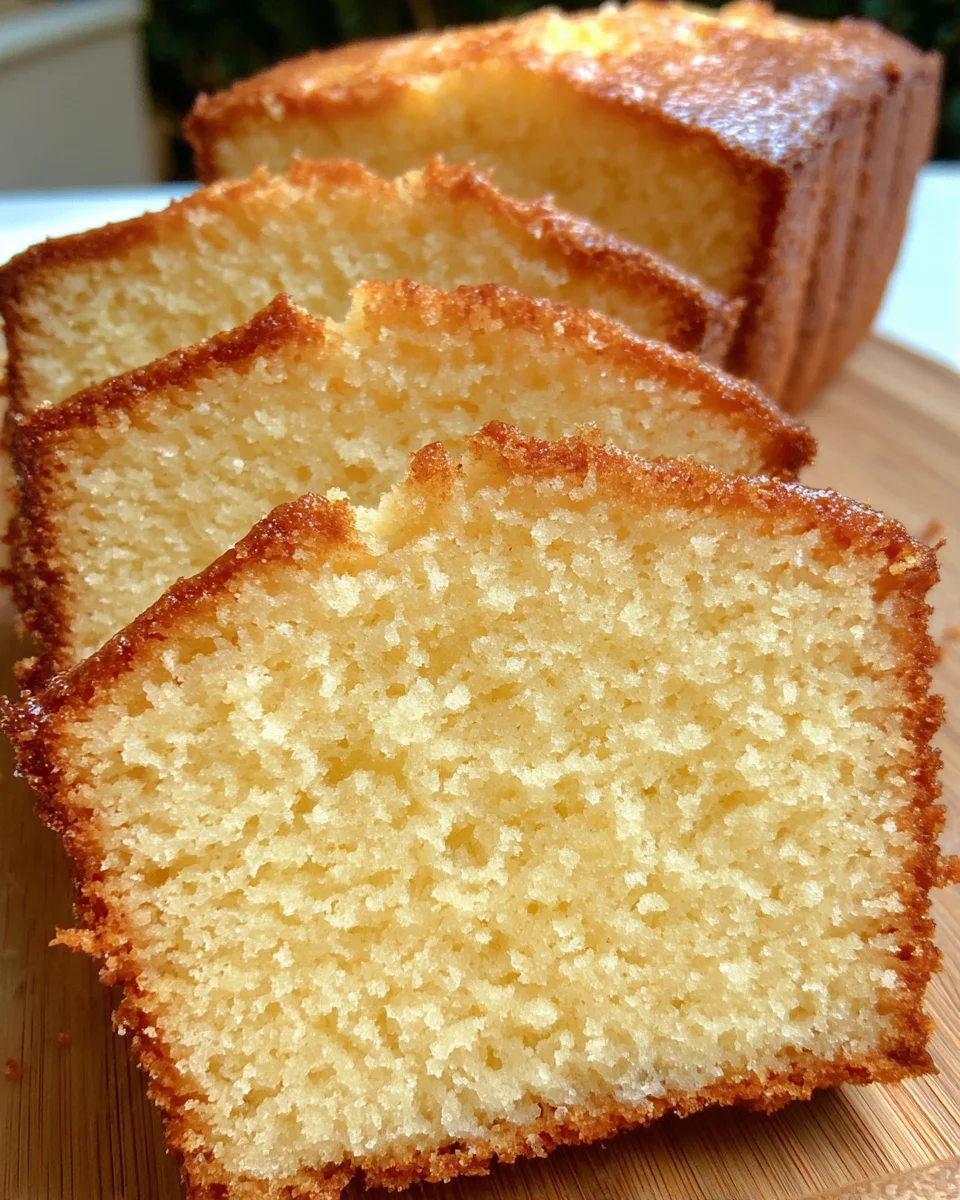 Moist Vanilla Pound 21 Moist