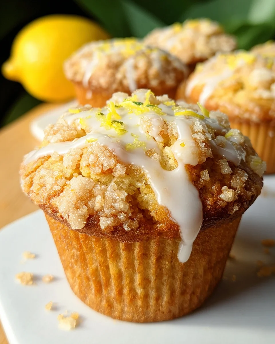 Moist Vegan Lemon Muffins