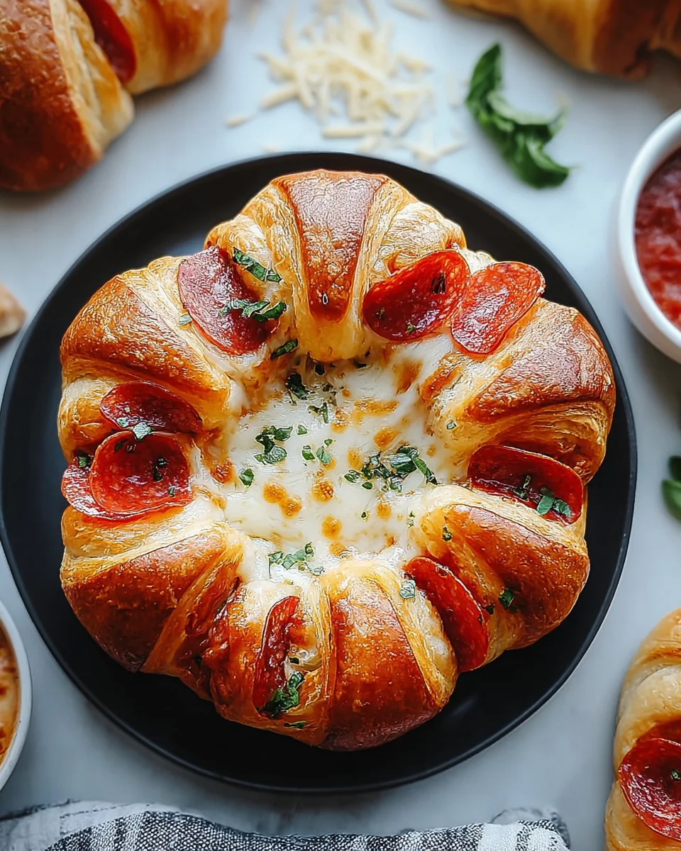 Mozzarella Pepperoni Croissant Rolls 19 Mozzarella