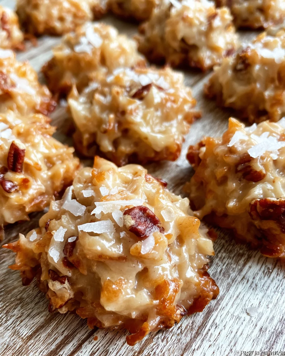 No-Bake Coconut Praline Cookies 22 No-Bake
