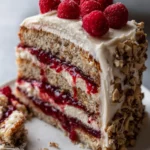 One Bowl Vegan Almond Raspberry Cake with Cream Cheese Frosting 23 One Bowl Vegan Almond Raspberry Cake with Cream Cheese Frosting