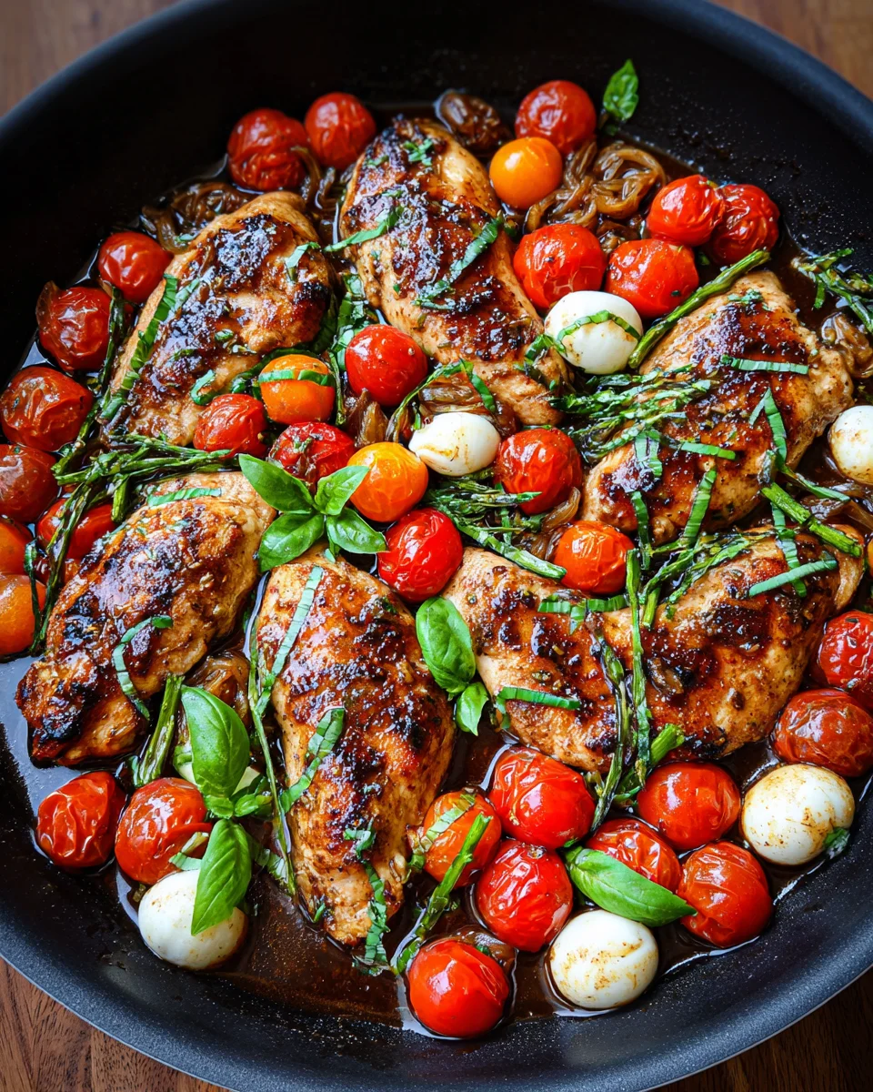 One Pan Balsamic Chicken