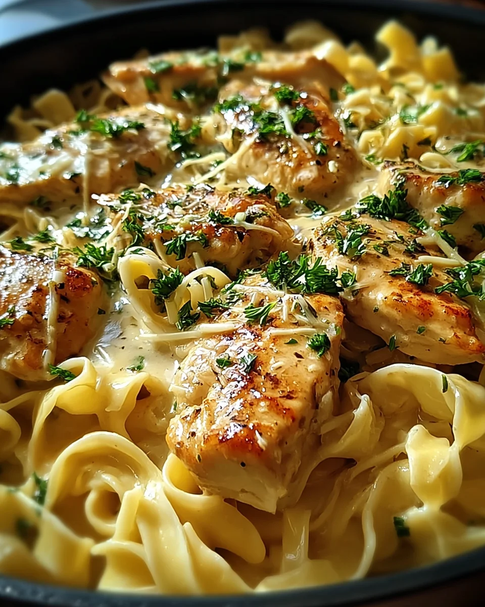One Pan Chicken Noodles