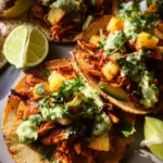 One Pan Chicken & Pineapple Tacos