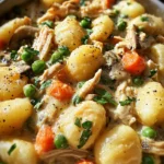One Pot Gnocchi Chicken Pot Pie