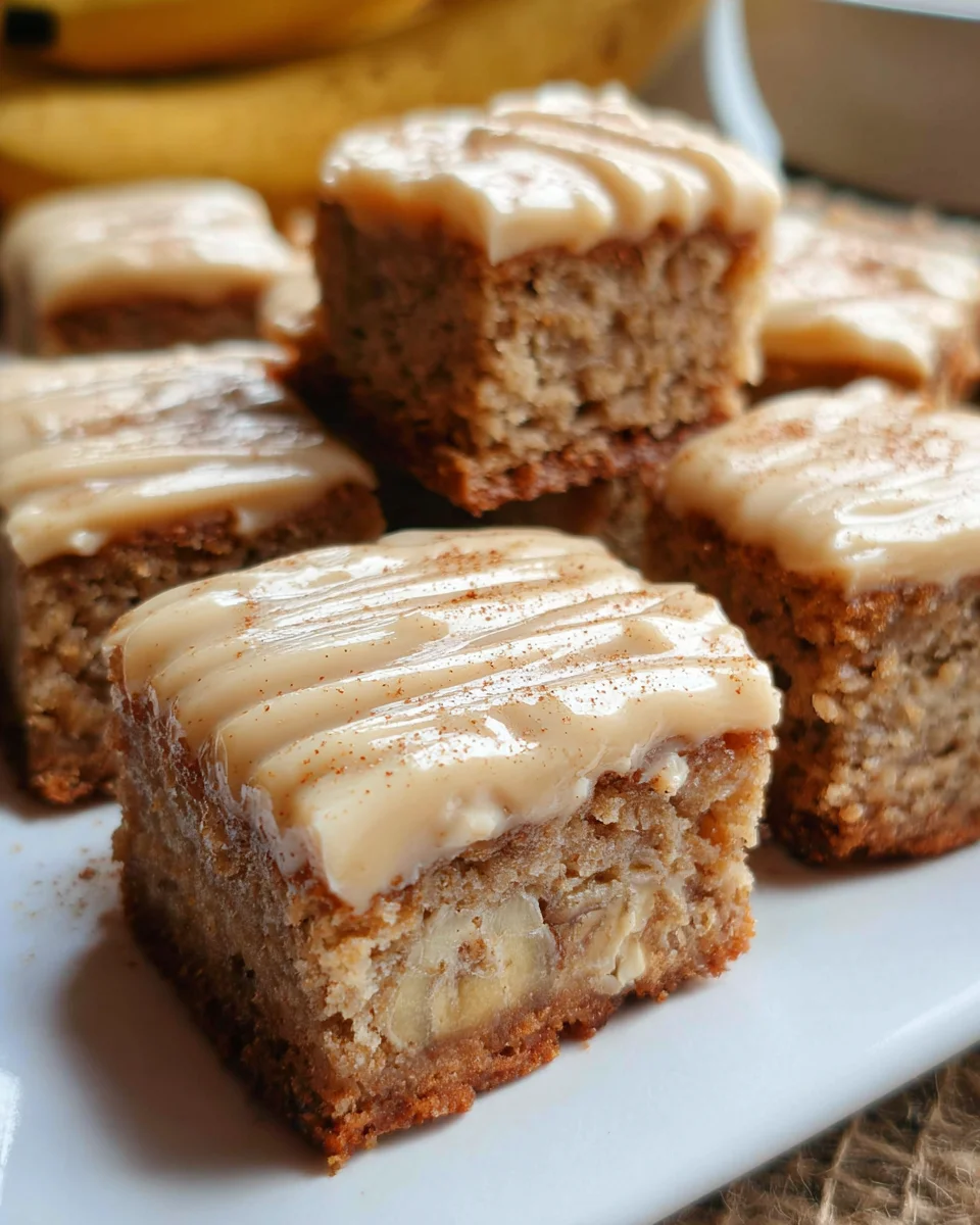 Ooey Gooey Banana Bars