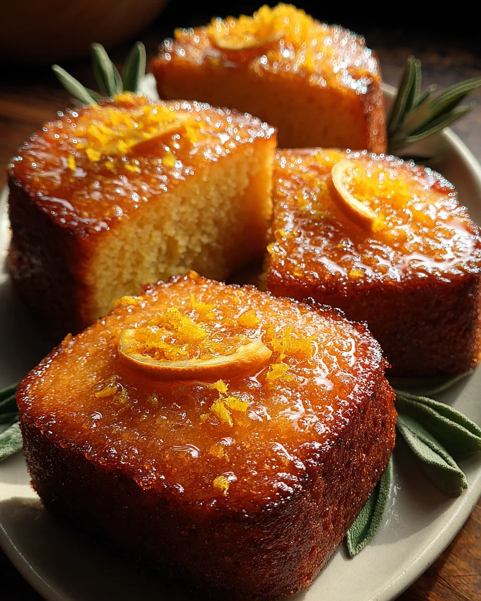 Orange Ginger Honey Cakes 25 Orange