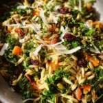 Orzo Kale Salad with Lemon Vinaigrette 25 Orzo Kale Salad with Lemon Vinaigrette
