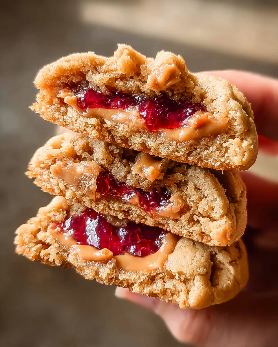 PB&J Stuffed Cookies 25 PB&J