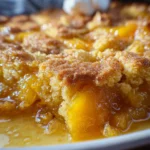 Peach Cobbler with Cake Mix