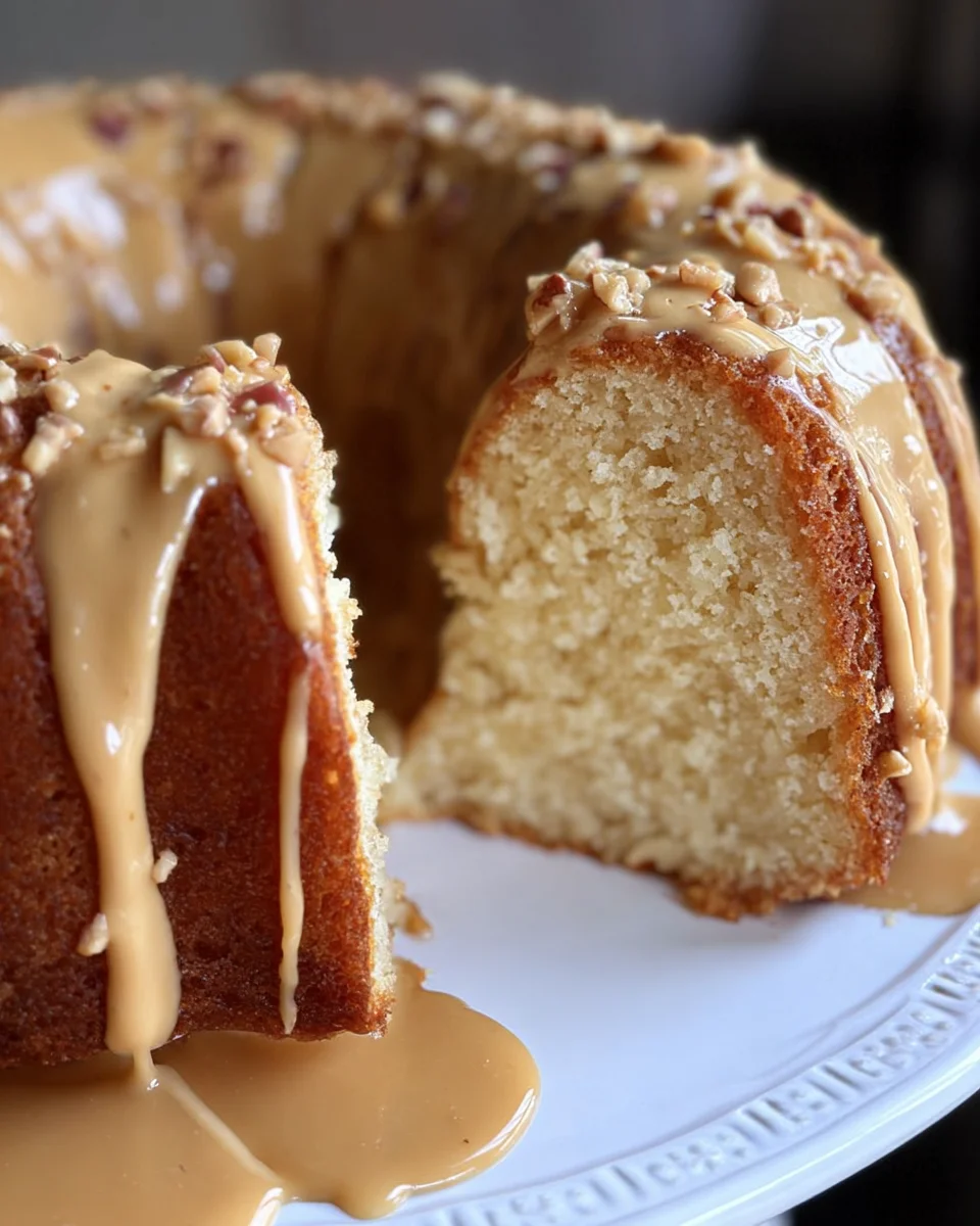 Peanut Butter Cream Pound Cake