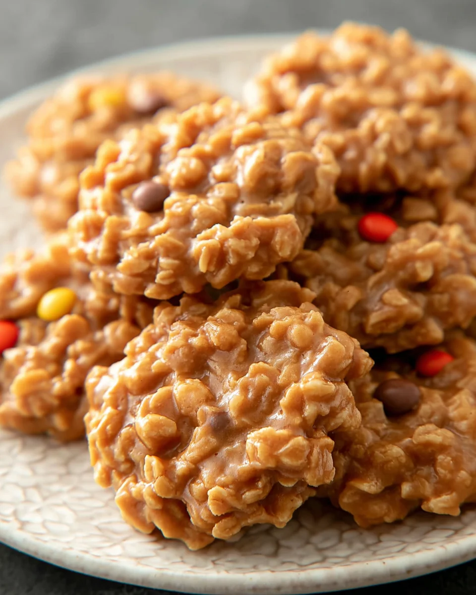 Peanut Butter No Bake Cookies