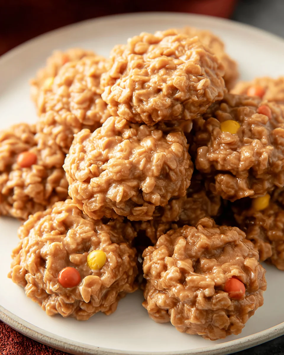 Peanut Butter No Bake Cookies 18 Peanut