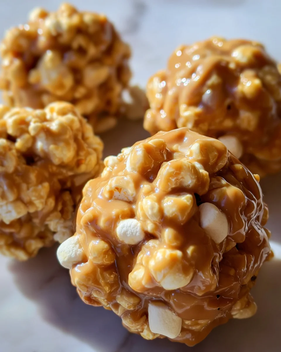 Peanut Butter Popcorn Balls 16 Peanut