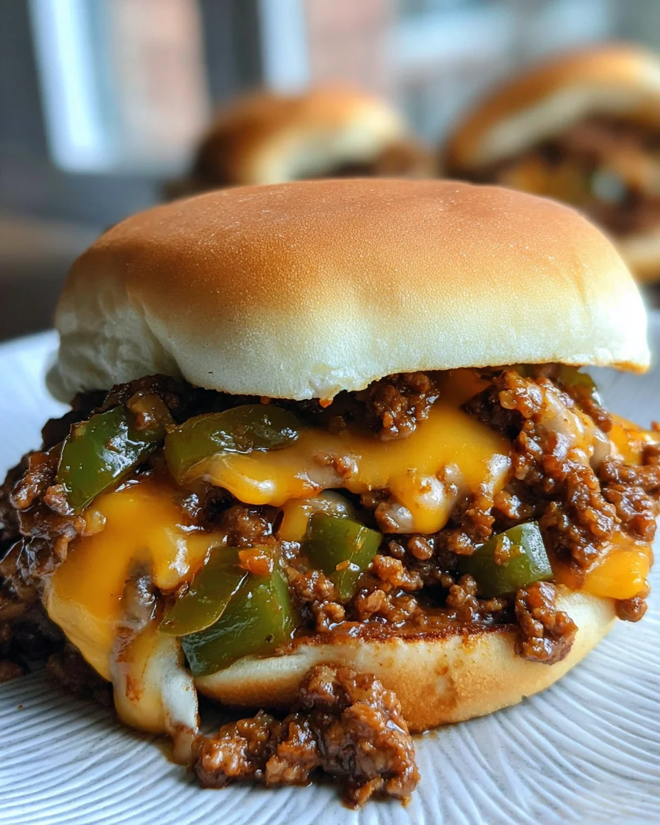Philly Cheesesteak Sloppy Joes Recipe