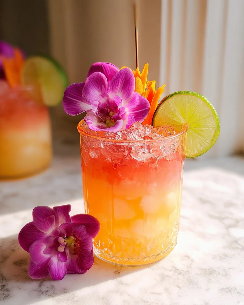 Pineapple Mango Rum Punch Recipe That is Almost too Pretty to Drink 15 Pineapple