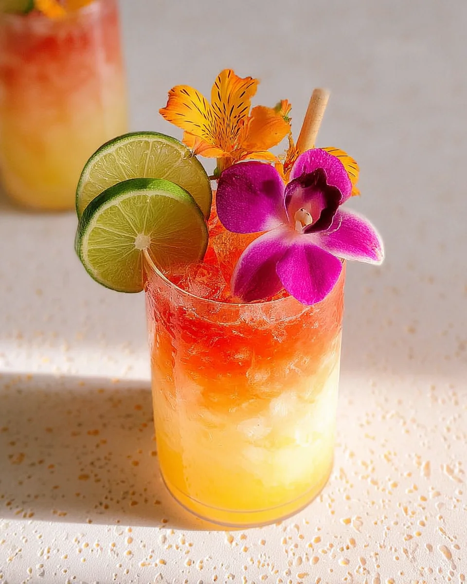 Pineapple Mango Rum Punch Recipe That is Almost too Pretty to Drink 16 Pineapple