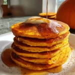 Pumpkin Cottage Cheese Pancakes