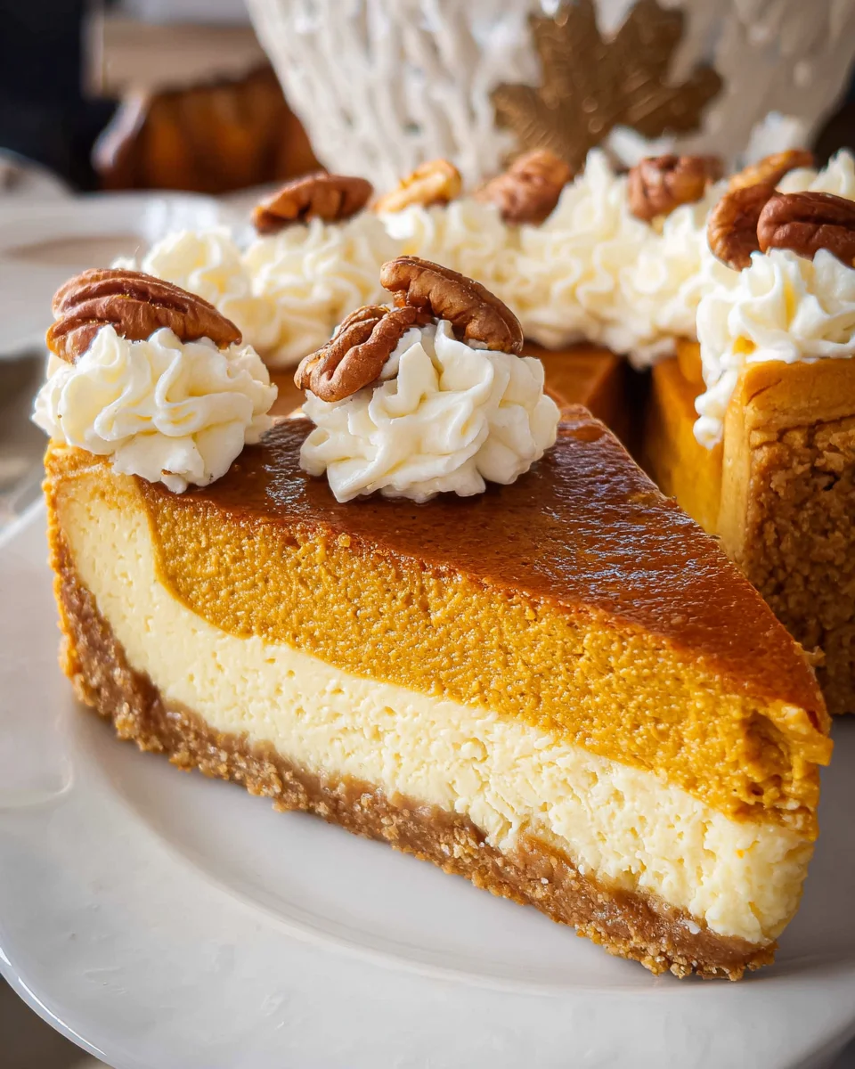 Pumpkin Pie Cheesecake