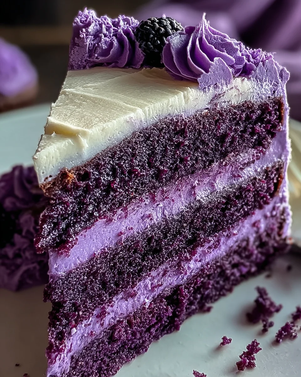 Purple Velvet Cake 26 Purple