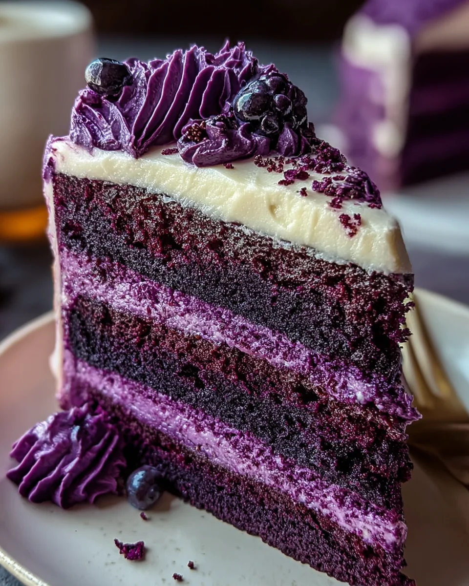 Purple Velvet Cake 27 Purple