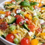 Rainbow Orzo Salad