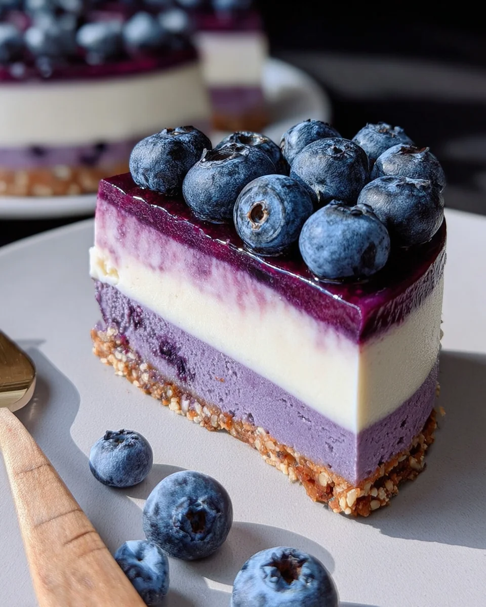 Raw Vegan Blueberry Cheesecake 21 Raw
