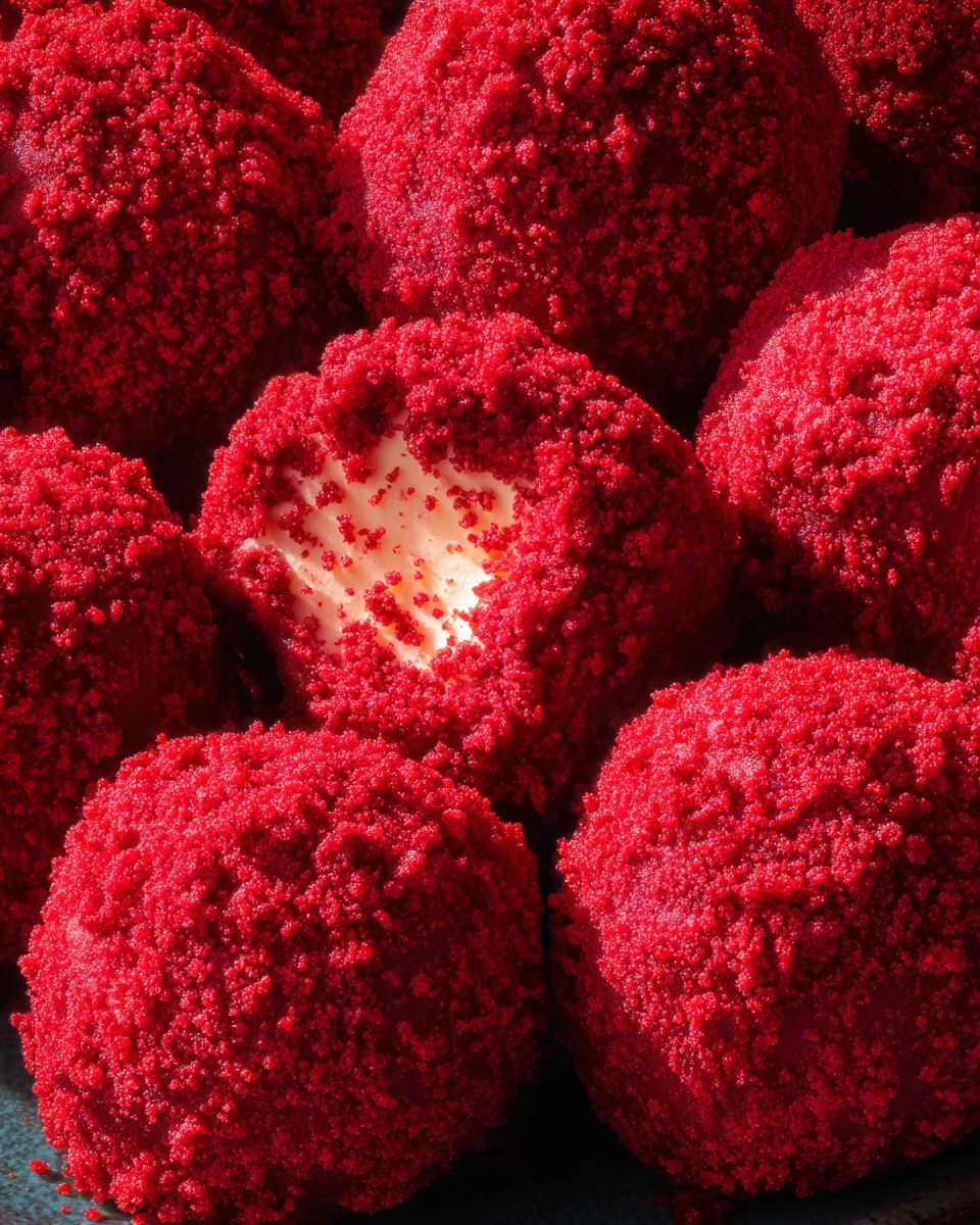Red Velvet Cheesecake Bites
