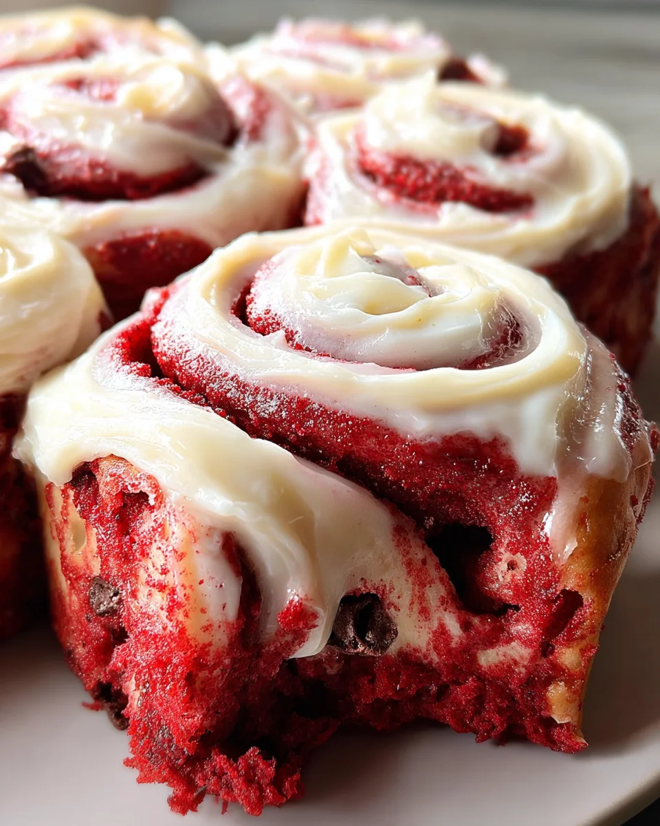 Red Velvet Cinnamon Rolls