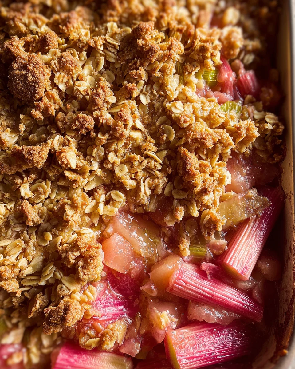 Rhubarb Crisp