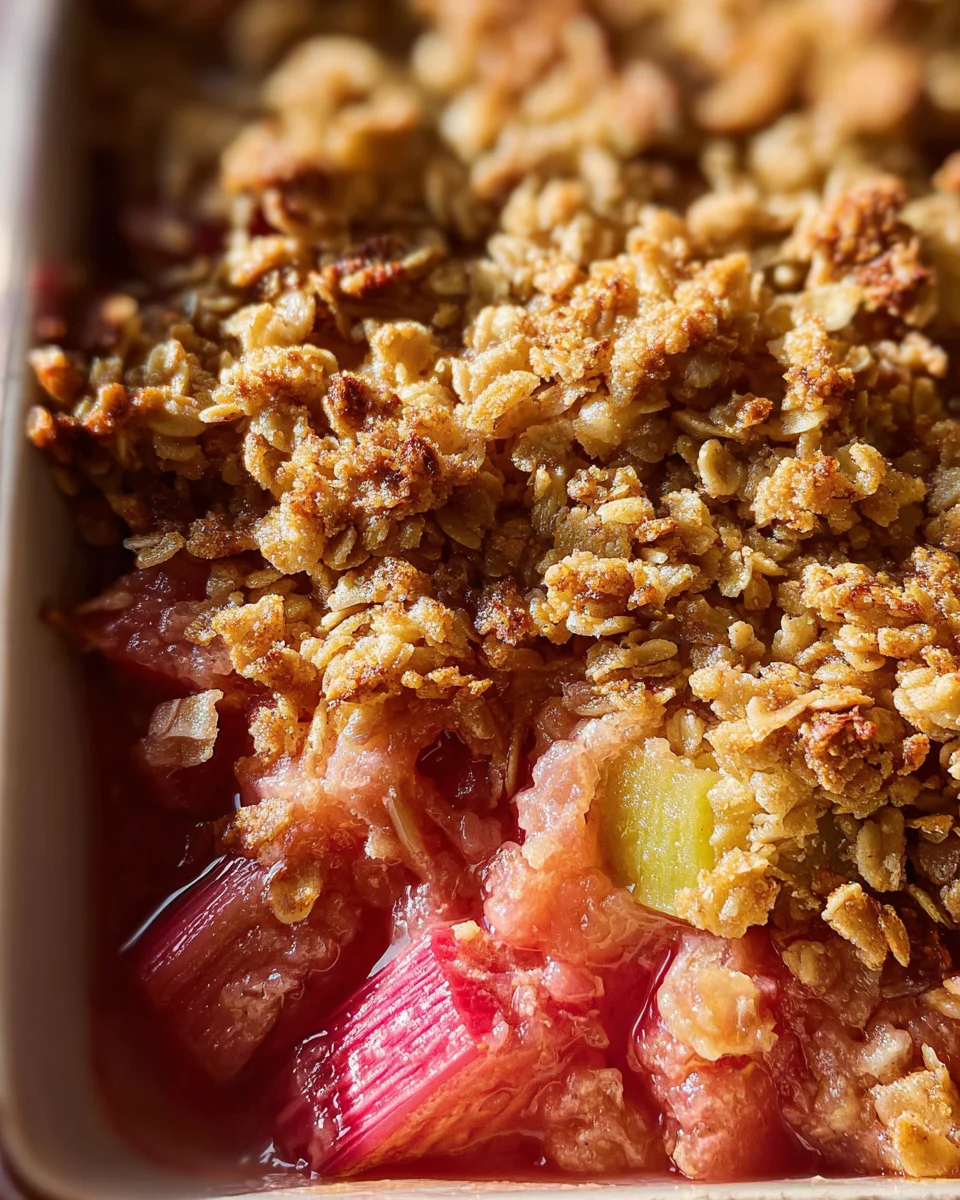 Rhubarb Crisp 17 Rhubarb
