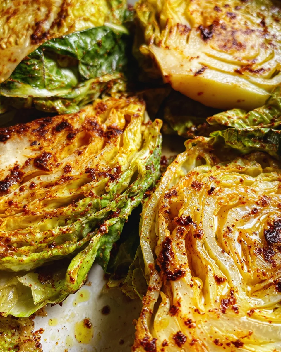 Roasted Cabbage Steaks 17 Roasted