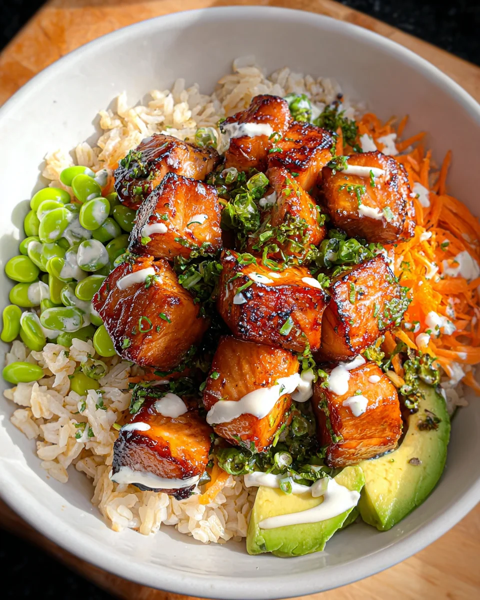 Salmon Teriyaki Bowl 24 Salmon