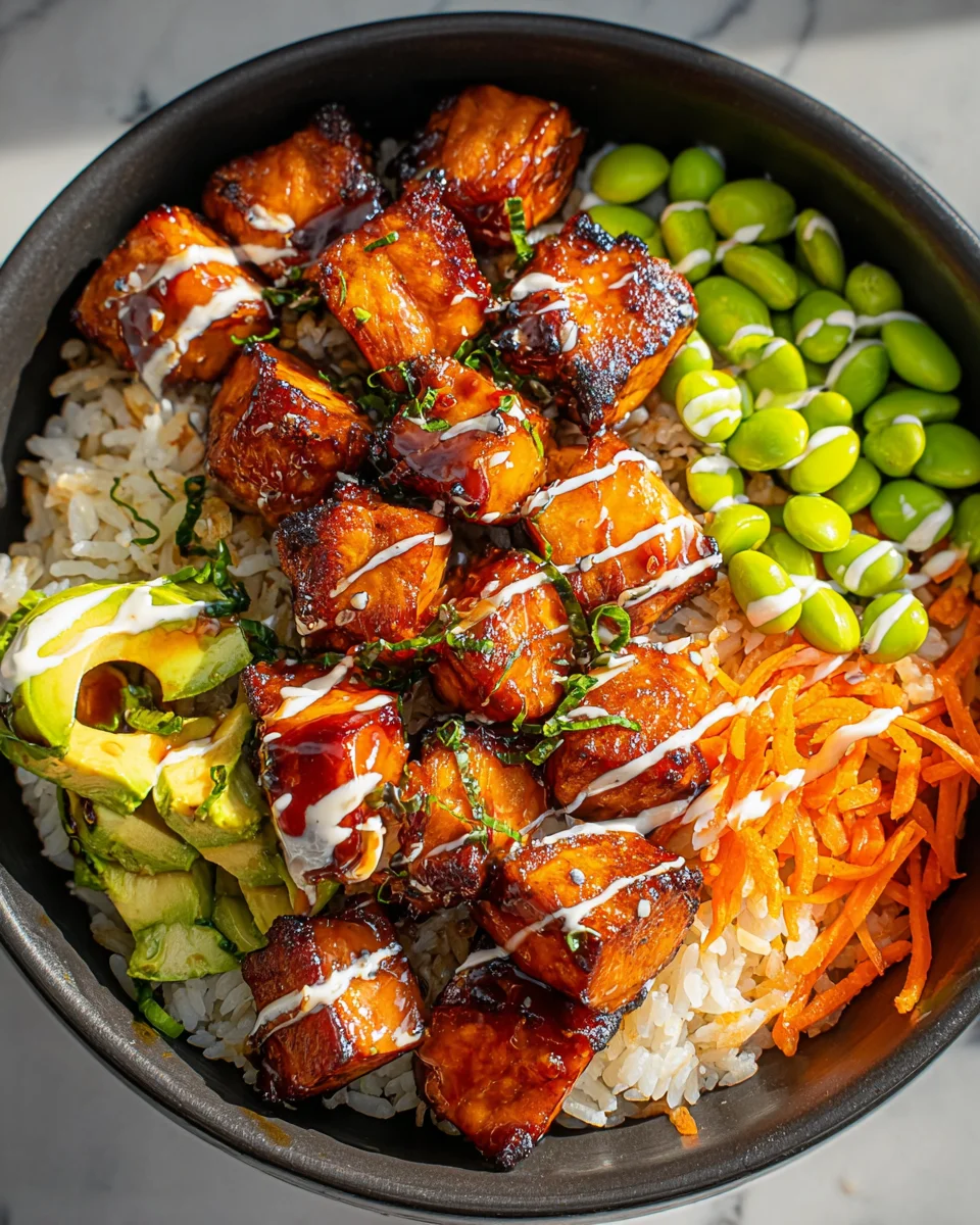 Salmon Teriyaki Bowl 25 Salmon