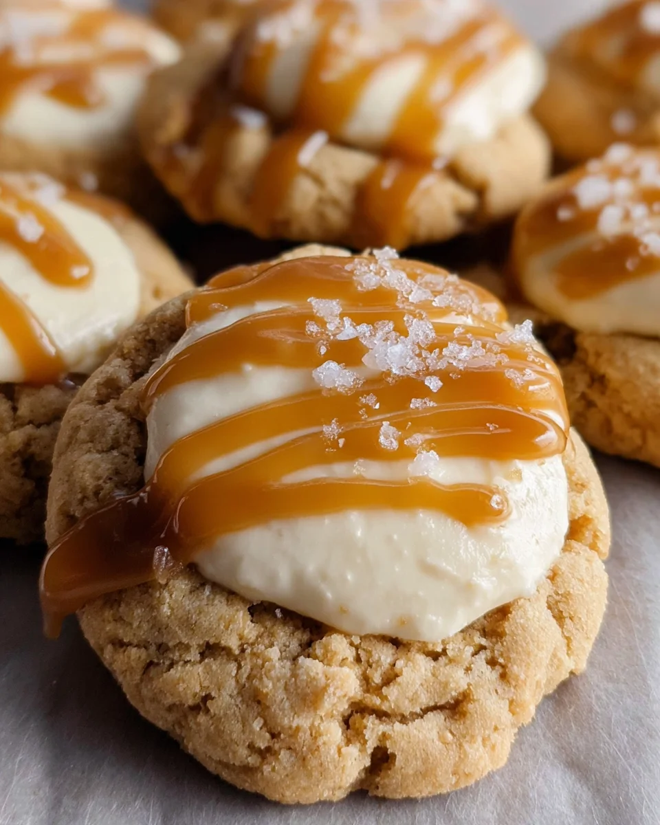 Salted Caramel Cheesecake Cookies Recipe