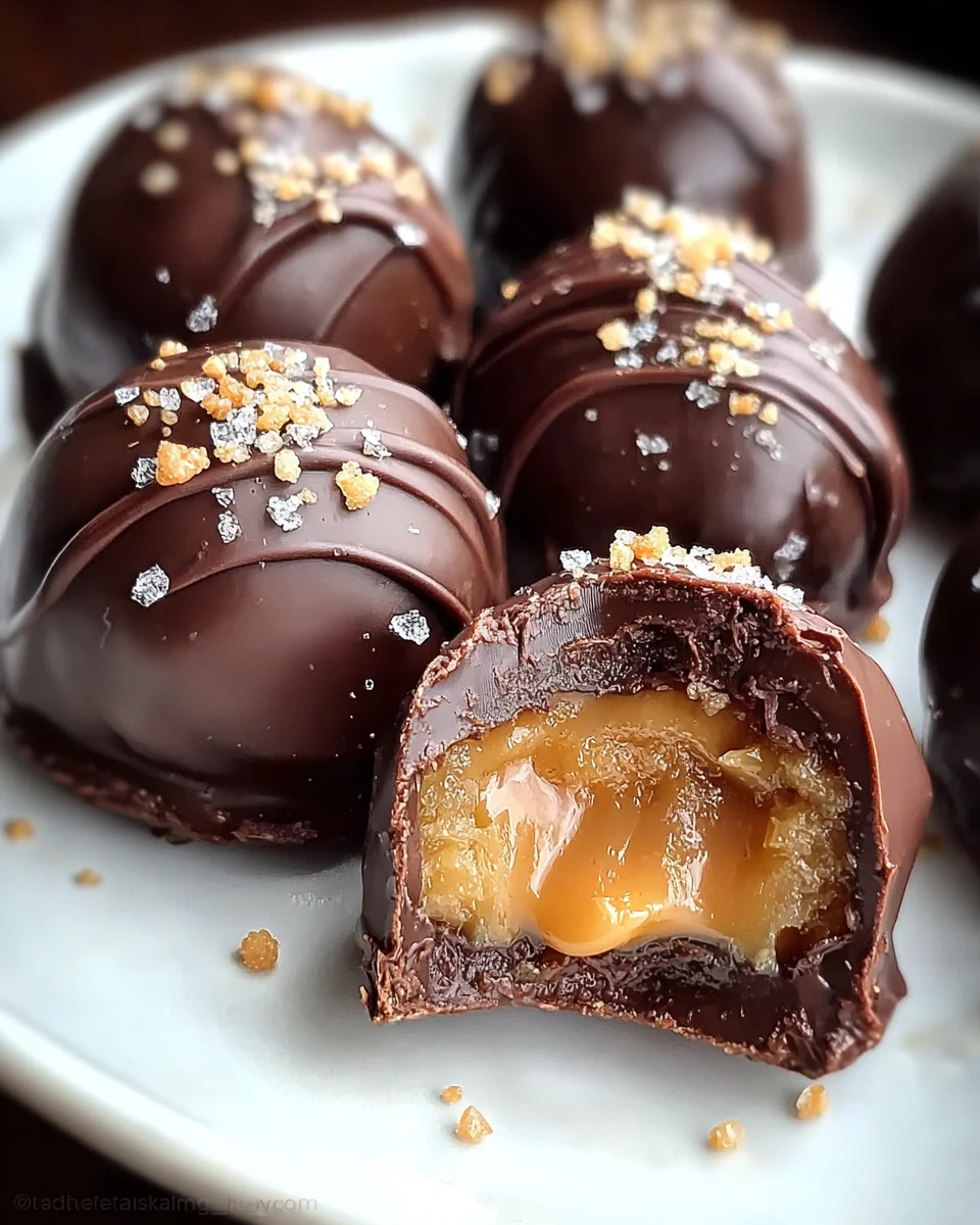 Salted Caramel Truffles