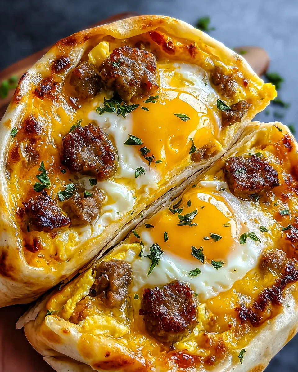 Sausage Egg and Cheese Breakfast Roll-Ups