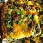Sausage & Egg Keto Breakfast Casserole