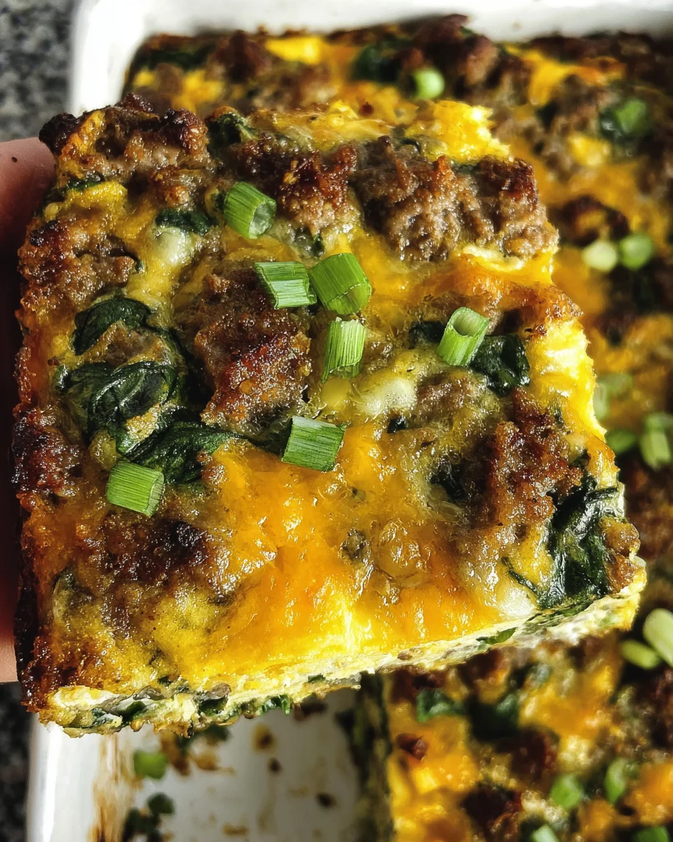 Sausage & Egg Keto Breakfast Casserole
