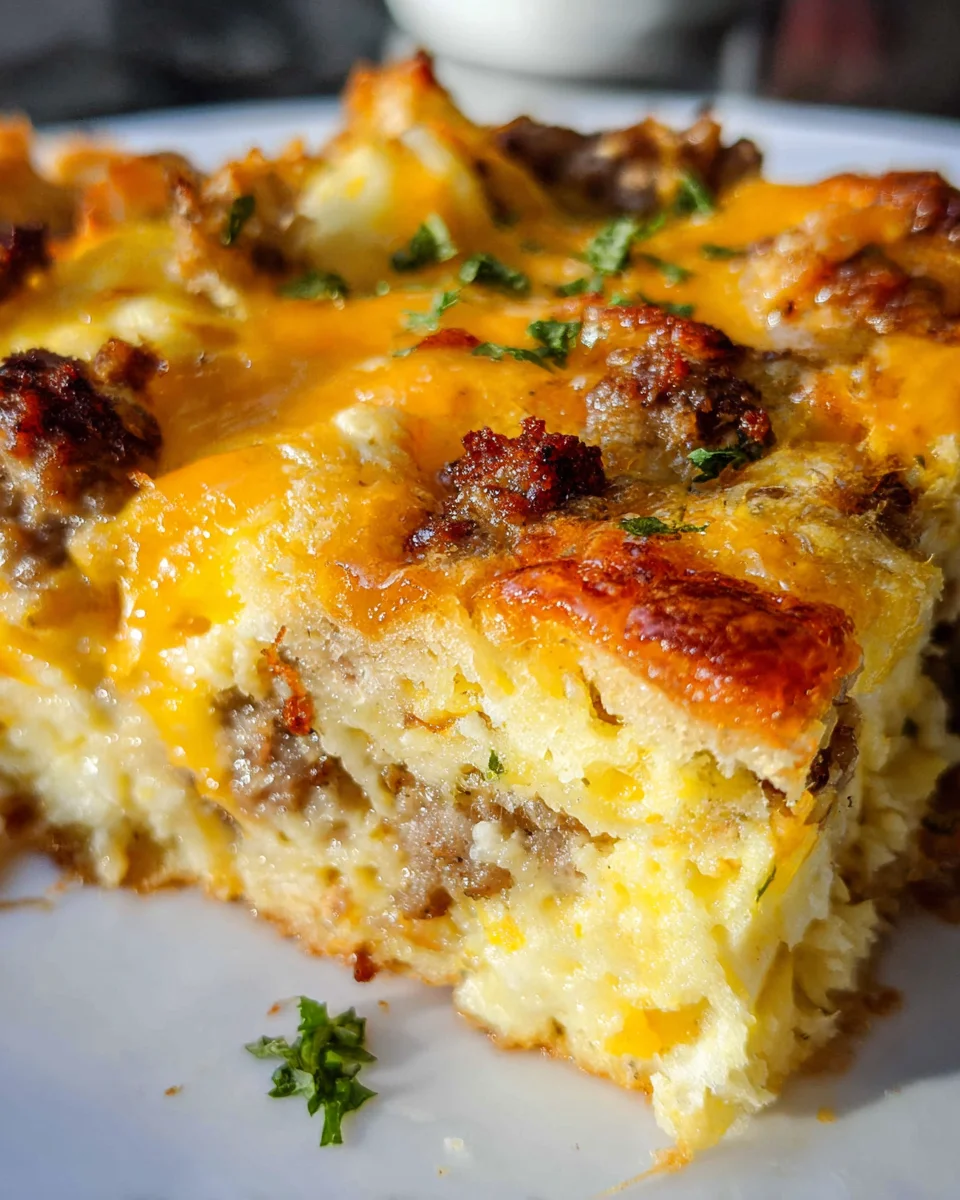 Savory Breakfast Sausage and Cheese Casserole Recipe 17 Savory