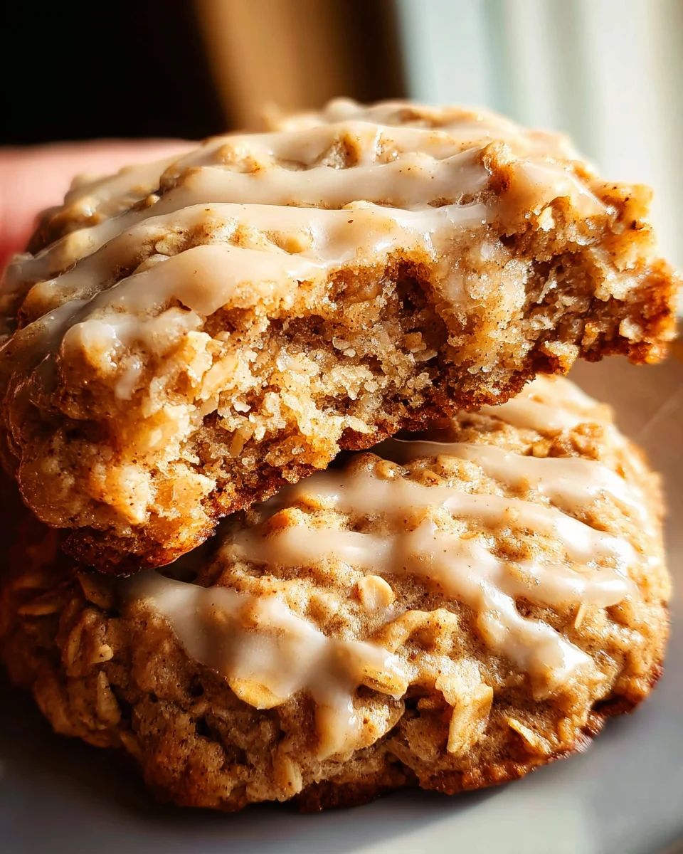 Seriously Thick & Chewy Chai Oatmeal Cookies with Maple Glaze 29 Seriously